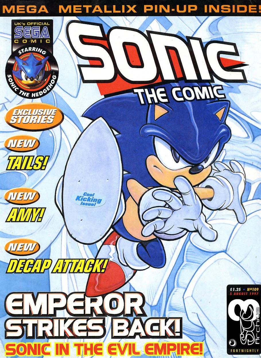 Sonic - The Comic Issue No. 109 Comic cover page